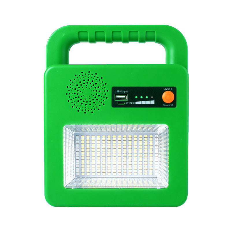 Solar Rechargeable Camping Outdoor Bluetooth Speaker Emergency Light