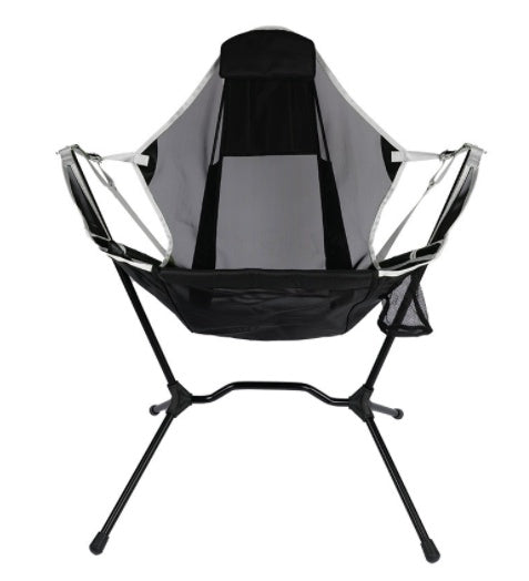 Convenient Simple Aluminum Moon Chair With Aluminum Backrest