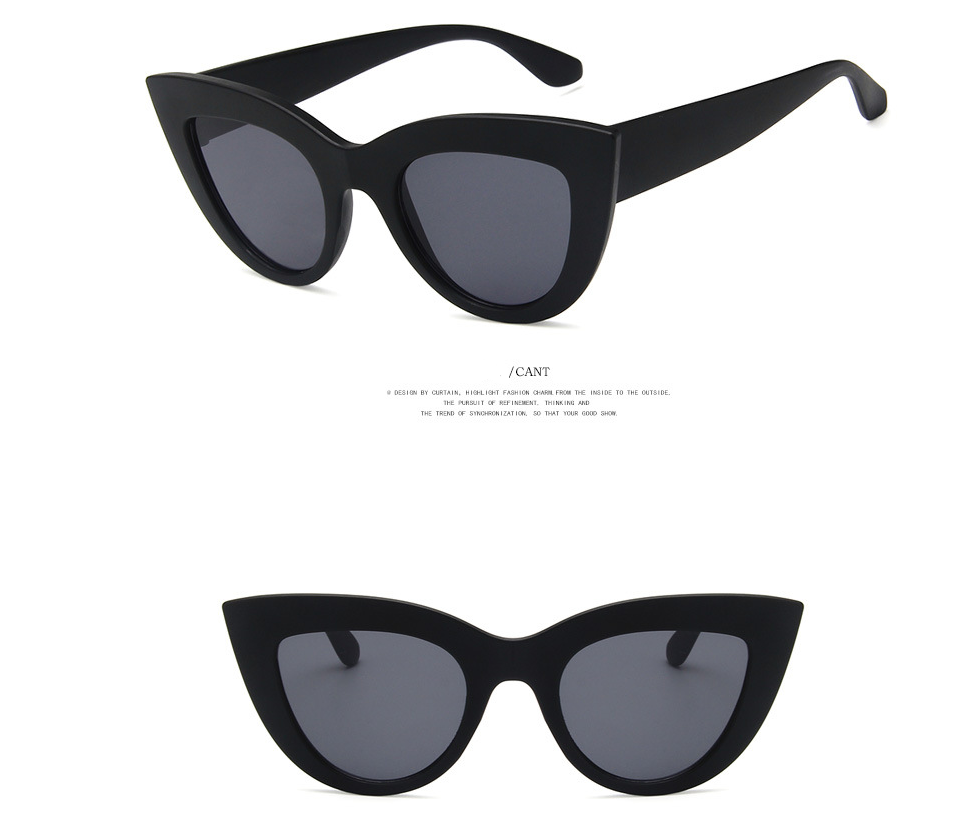 European and American retro cat eye sunglasses trend wild style sunglasses