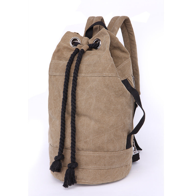 Trendy Couple Canvas Water Tank Backpack