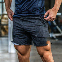 Men Fitness Gyms Loose Shorts Bodybuilding Joggers Summer Quick Dry Cool Short Pants Casual Male Beach Brand Sweatpants