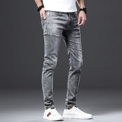 Men's Slim-Fit Stretch Small Right-Angle Jeans