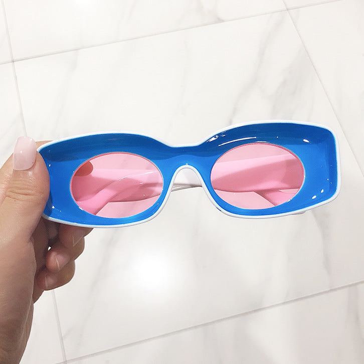 New Style Square Sunglasses Candy Color Sunglasses
