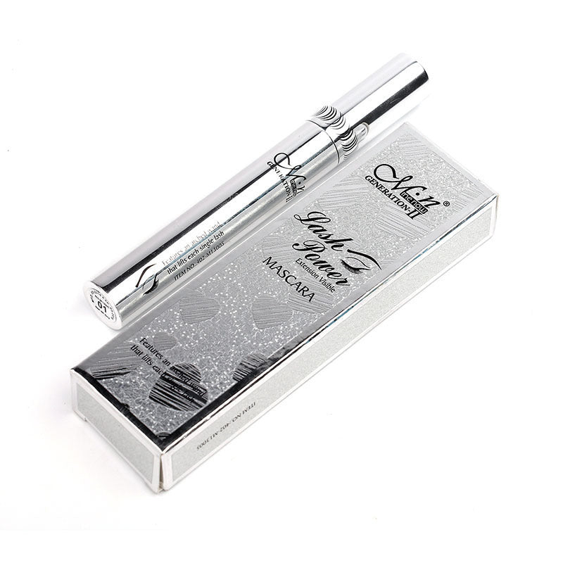 Explosive Authentic M.N Miele M13005 Mascara, Bright Silver Tube, Long And Thick Makeup, Waterproof And Black