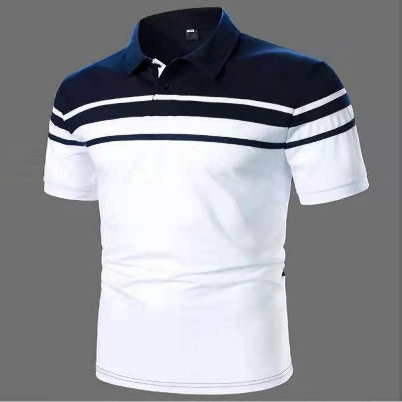 Men's Striped Polo Short Sleeve