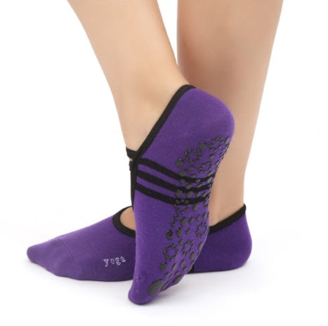 Non-slip yoga socks ballet style fitness boat socks sports socks dance socks aerobics socks cotton socks