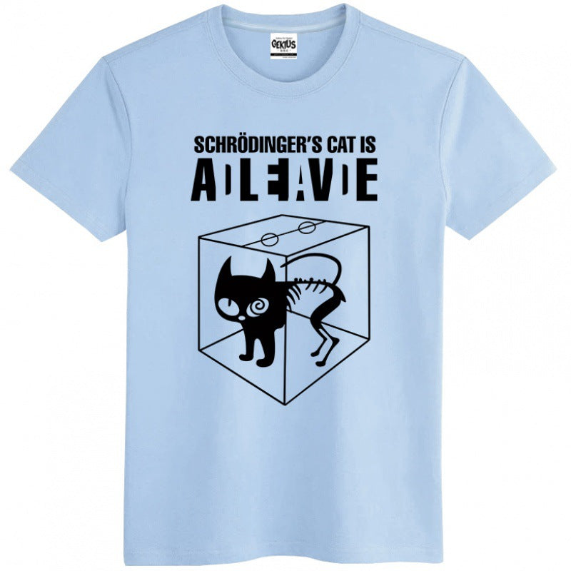 Han Hent The Big Bang Theory Shirt Schrodinger''s Cat T-shirt S Men Swag Funny Cotton Short Sleeve T Shirt S Summer T Shirt Homme