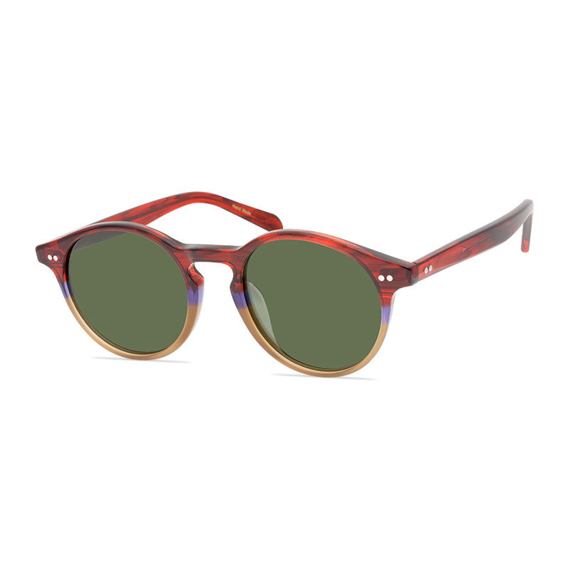 Sunglasses Summer Sunscreen Hawksbill Polarized Glasses Retro Oval