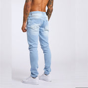 Men's Fashion Casual Slim Fit High Waist Jeans