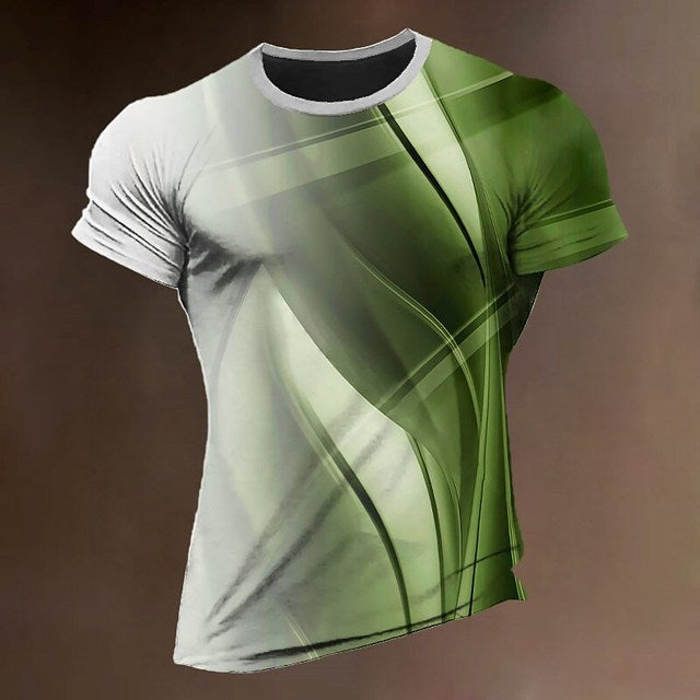 Summer Quick Drying Material Sports T-shirt Outdoor Running T-shirt Men