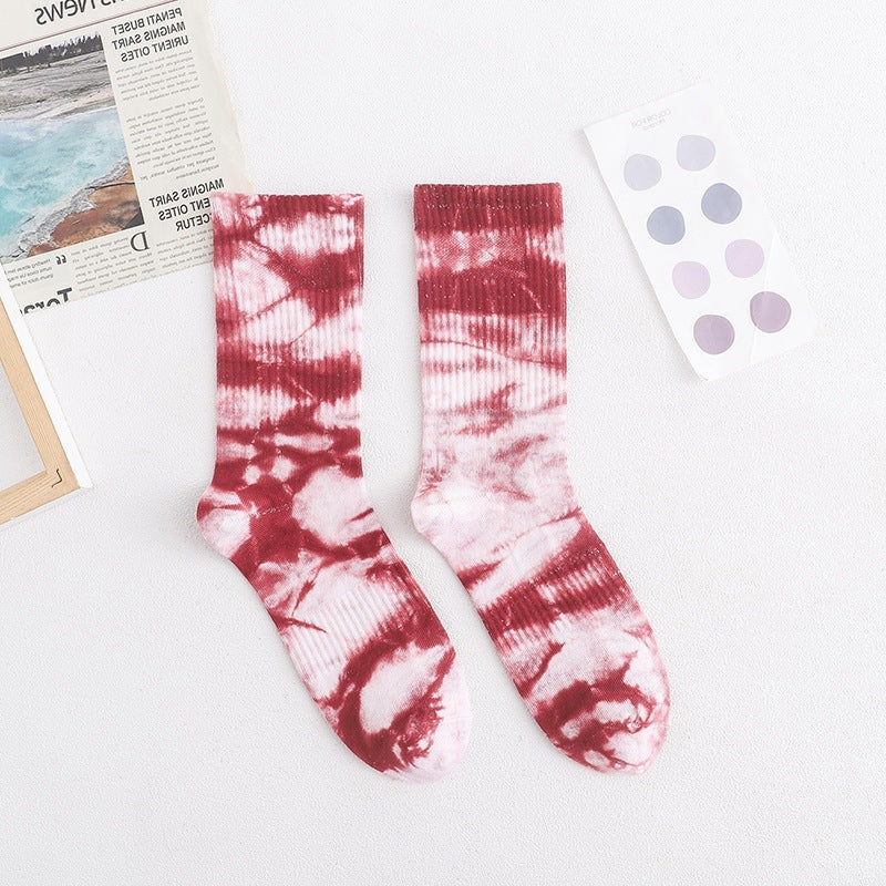 Trendy Tie Dye Socks For Men And Women