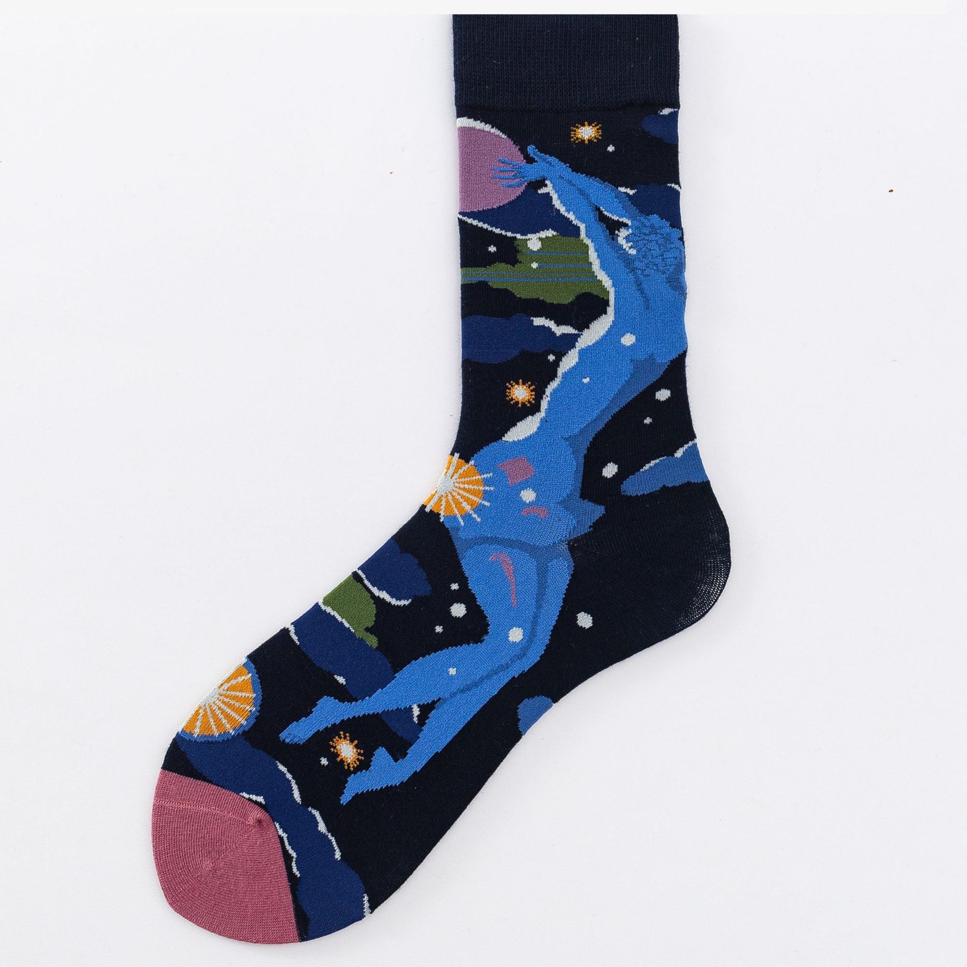 Fall Winter Fashion Animal Cartoon Cotton Mid-calf Length Socks