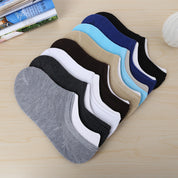 Low-back boat socks Thin section shallow mouth invisible socks spring and summer sports men's cotton socks