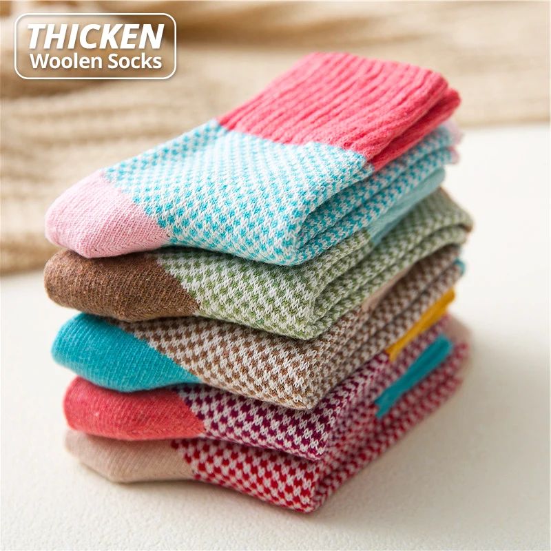 Thicken Women Winter Socks Warm Rabbit Wool Girl's