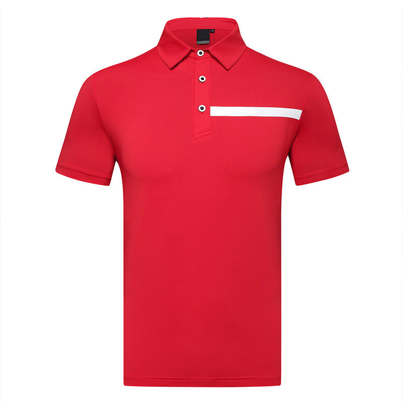 Golf Sports And Leisure Short-Sleeved Polo Shirt Men's Lapel T-Shirt