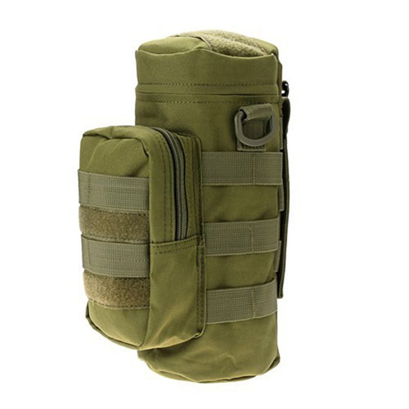 Outdoors Molle Water Bottle Pouch Tactical Gear Kettle Waist Shoulder Bag for Army Fans Climbing Camping Hiking Bags