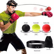 Boxing Reflex Speed Punch Ball MMA Sanda Boxer Raising Reaction Force Hand Eye Training Set Stress Gym Boxing Muay Thai Exercise
