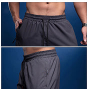 BINTUOSHI New Sport Pants Men Running Pants With Zipper Pockets Soccer Training Sports Trousers Joggings Fitness Sweatpants