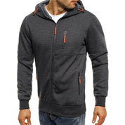FGKKS Men's Hooded Jackets Coats Zipper Fashion Brand Hoodies Mens Outerwear Casual Hoodies Sweatshirts Male