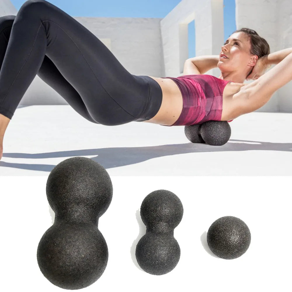 2022 Roller Peanut Ball Set  Yoga Equipment Women Yoga Foam Block Peanut Massage Roller Ball Therapy Relax Exercise Fitness