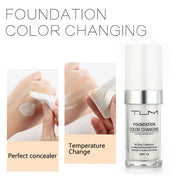 30ml Color Changing Foundation Makeup Liquid Cover Primer Base MakeUp Sunblock Brighten Moisturizing Hydrating Foundation