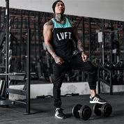 Brand Gym Workout Men Tank Tops Patchwork Fitness Sleeveless Shirt Stringer Mens Bodybuilding Men Sportswear Vest Muscle Singlet