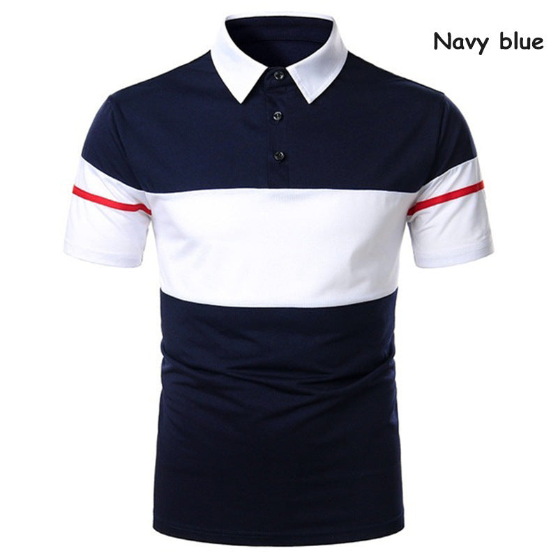 Men's Lapel Slim Polo Shirt