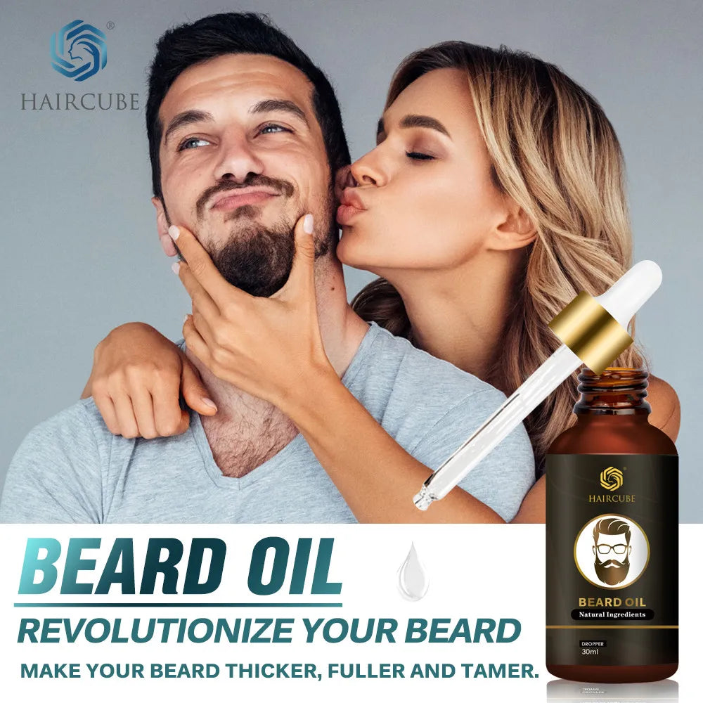 Beard Growth Essential Oil Natural Effective Thicken More Beard Nourishing Growth Oil For Men Beard Care Hair Growth products