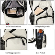 New Shoulder Bag Man 2022 Casual Chest Business Male MultiFunctional Women Backpack Cycling Sports Rucksack Travel Pack