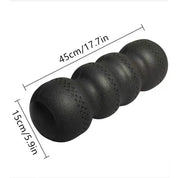 45cm Yoga Foam Roller Chiropractic Column Tissue Muscle Massage Relax Fitness Stick for Pain Relief and Back Exercise Supplies
