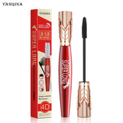 YANQINA Crown Mascara Lengthening Thick Curly Waterproof Mascara 24h Lasting No Fading New Product Hot Selling 4D Mascara 10ml