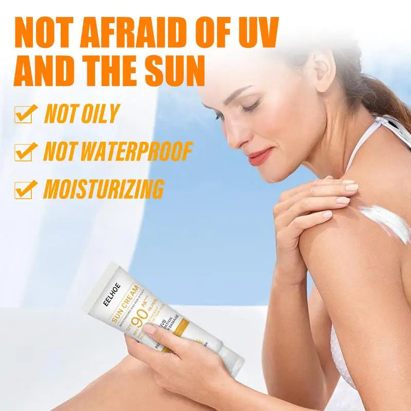 Facial Sunscreen SunCream Sunblock Skin Protective Cream New Sun Cream Bleaching Facial Moisturizer Anti Aging Oil Control