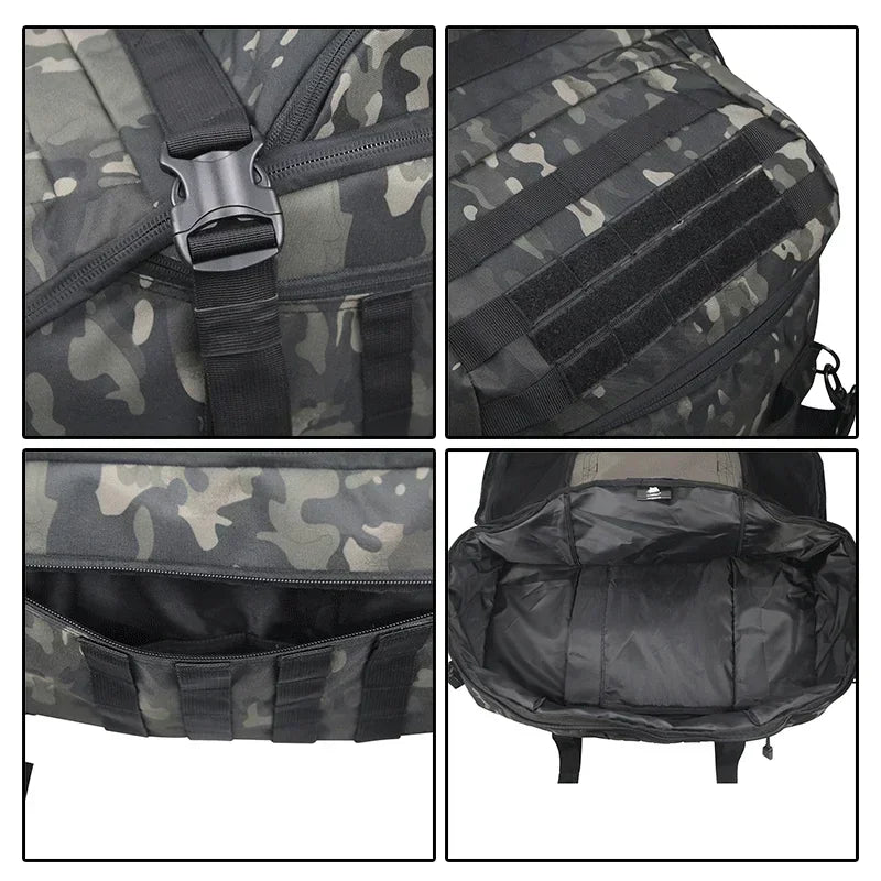 40L 60L 80L Large Duffle Bag Army Tactical Backpack Outdoor Camping Bags Molle Men Military Backpacks Travel Bag for Hiking