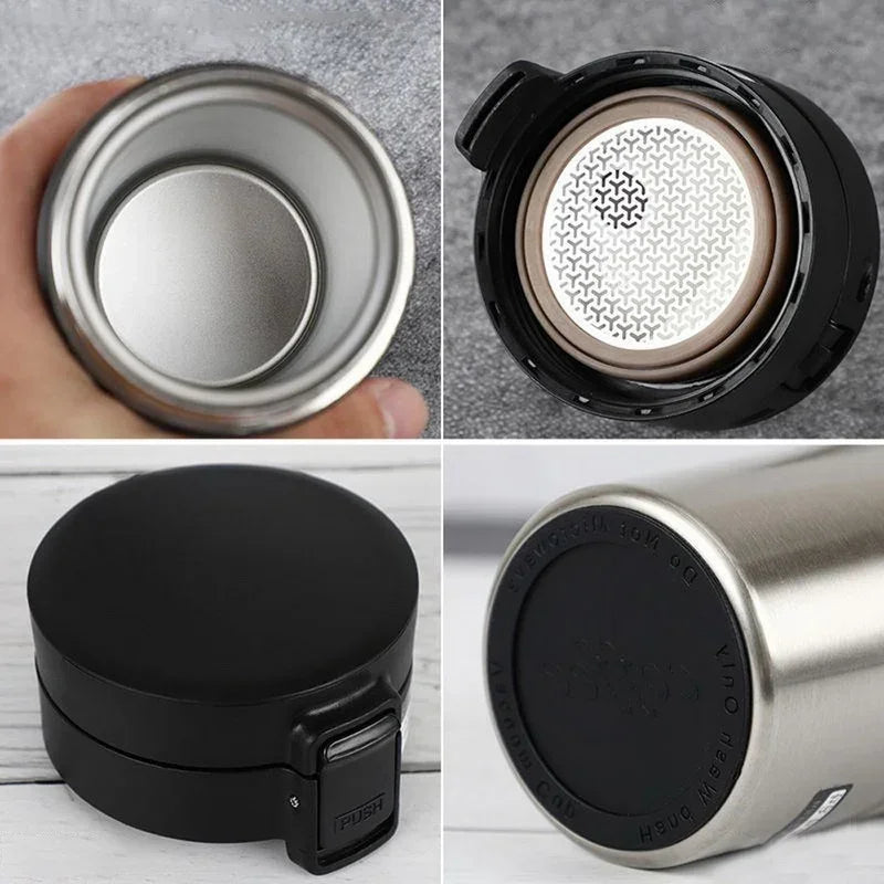 Thermal Mug Travel Coffee Mug Stainless Steel Thermos Tumbler Cups Vacuum Flask Thermo Water Bottle Tea Thermocup Bottle 380ML