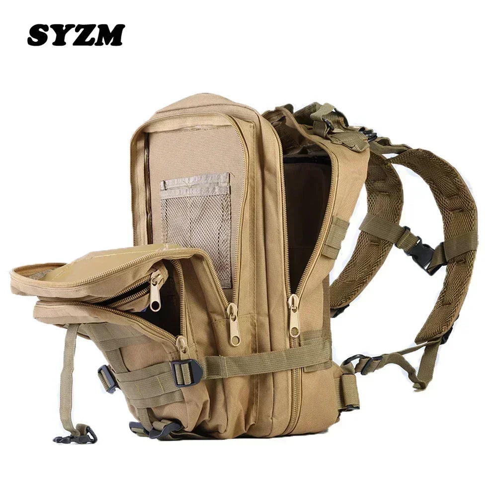 SYZM 50L/30L Hiking Backpack Outdoor Sport Camping Backpack Multifunctional Hunting Fishing Backpack Military Tactical Back Pack