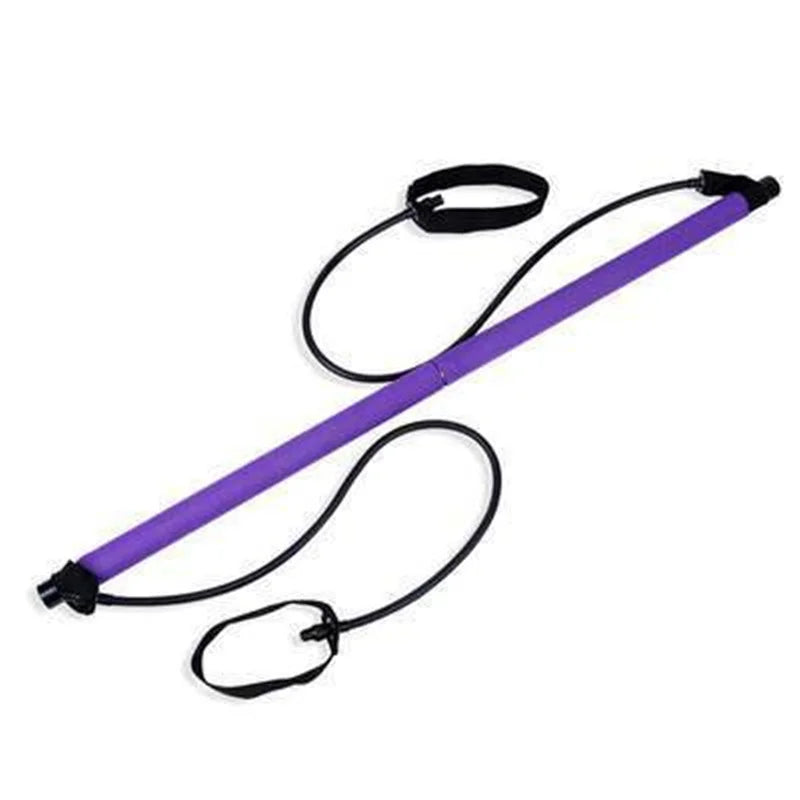 New Fitness Yoga Pilates Bar Stick Crossfit Resistance Bands Trainer Yoga Pull Rods Pull Rope Portable home Gym Body Workout