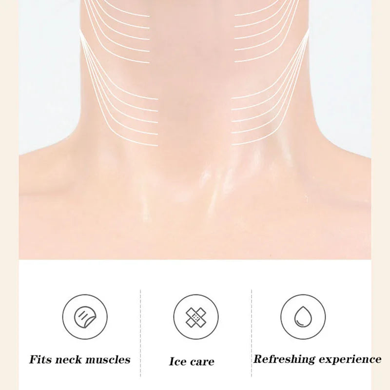 10pcs Gold Firming Neck Mask Moisturizing Brightening Hydrating skincare Neck Masks Beauty Necks Skin Care Products