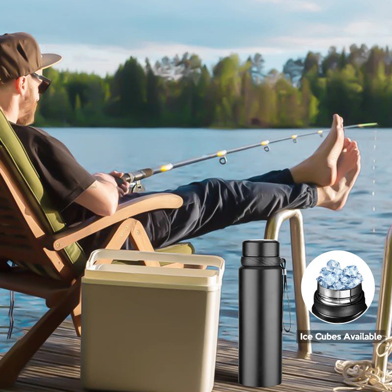 1L Thermal Water Bottle Temperature Display Thermos Bottle Stainless Steel Tumbler Vacuum Flasks Thermos For Water Tea Drinkware