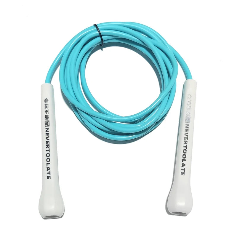 NEVERTOOLATE TPU and PVC material Skipping Rope Rapid Speed Jump Rope Tangle Free crossfit Exercise Fitness Training Workout