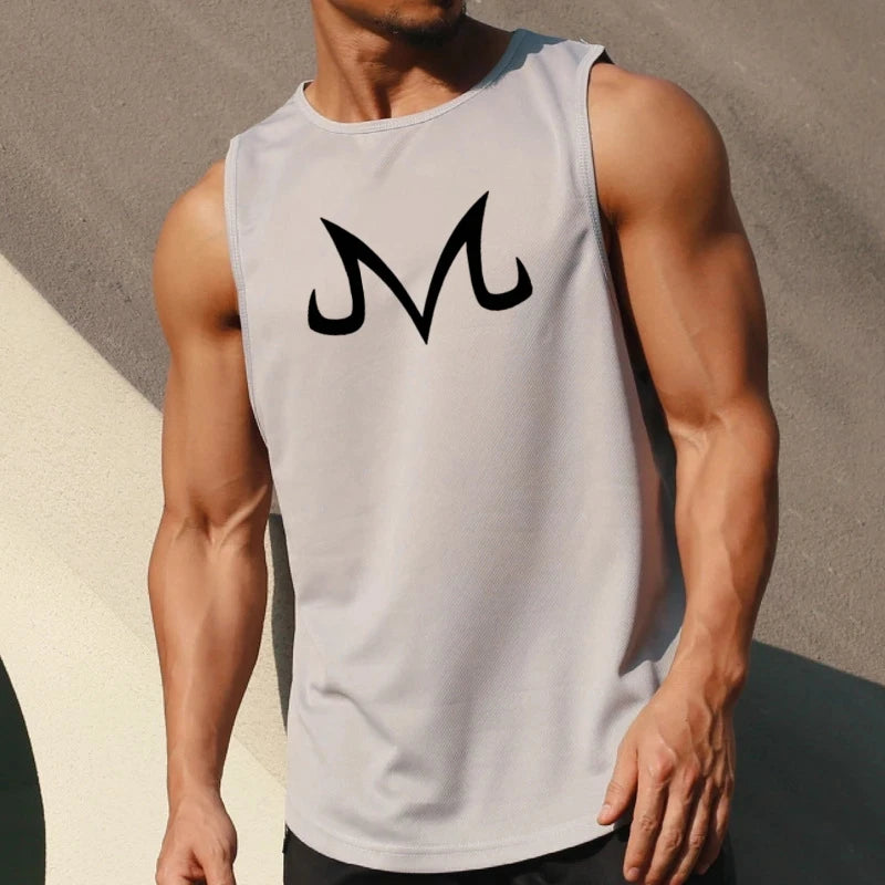Quick Dry Bodybuilding Tank Top Men Gym Fitness Sleeveless Shirt Anime ZT Casual Stringer Singlet Vest Summer Training Clothing