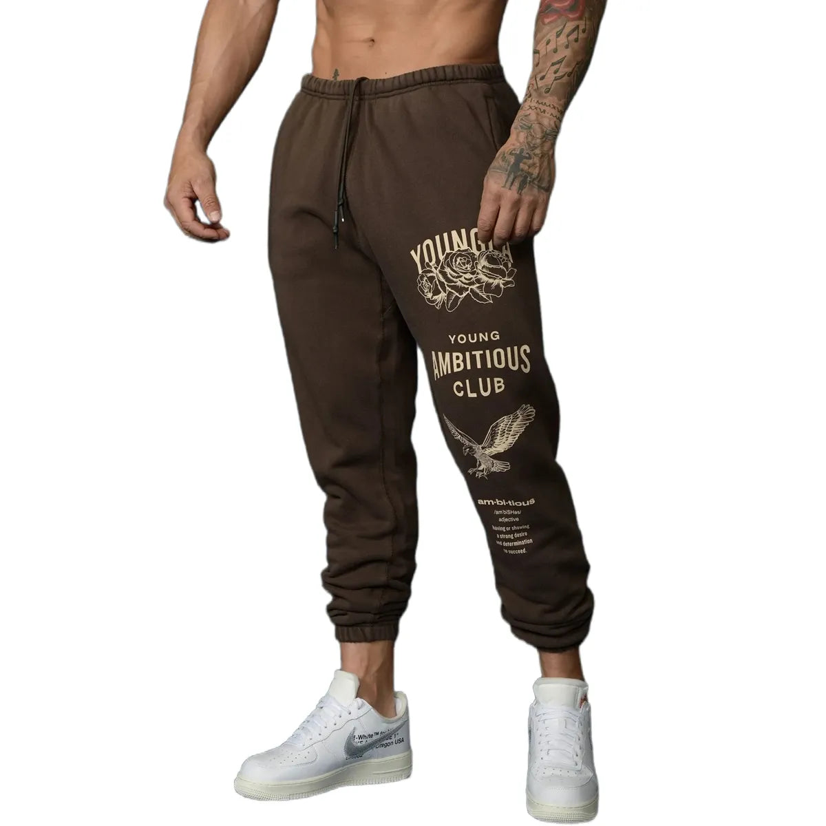Autumn Jogger Pants Men Running Sweatpants Gym Fitness Training Trousers Male Casual Fashion Print Sportswear Bottoms Trackpants