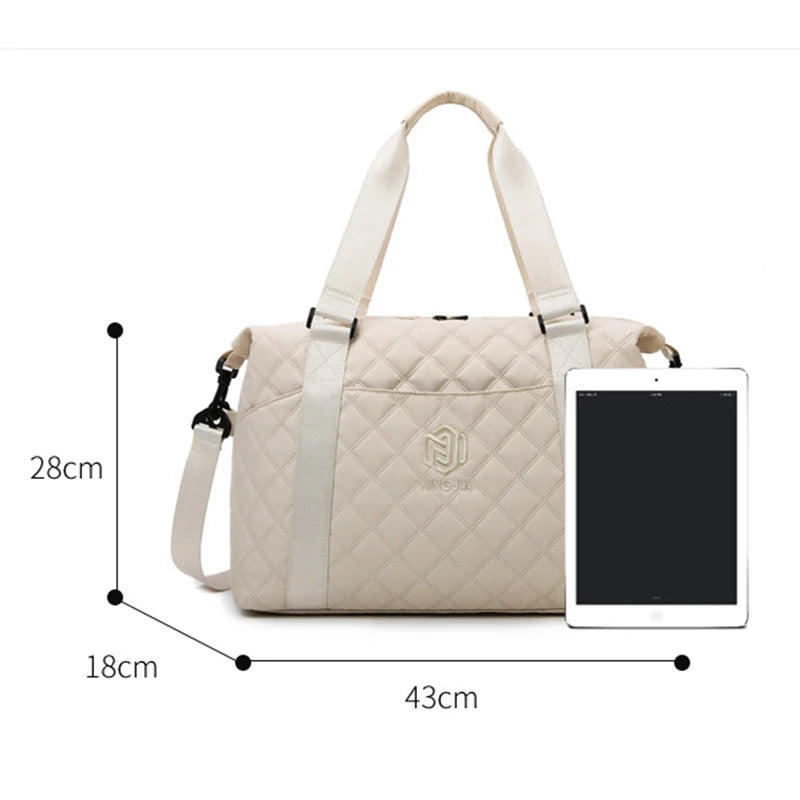 Large Capacity Outdoor Waterproof Travel Bag Luggage Handbag Women Shoulder Bag Oxford Men Sports Gym Bag Female Crossbody Bags