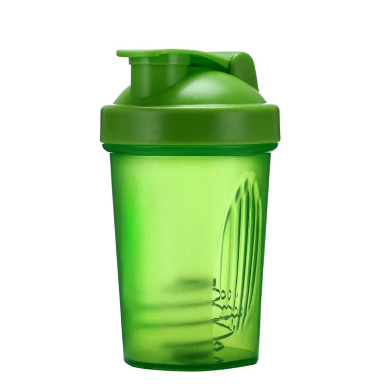 Sport Shaker Bottle Whey Protein Powder Mixing Fitness Gym Shaker Outdoor Portable Plastic Drink Bottle Cocina cleaver 400ML