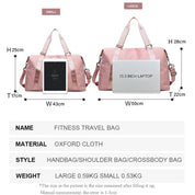 Fashion Large Travel Bag Women Cabin Tote Bag Handbag Nylon Waterproof Shoulder Bag Women Weekend Gym Bag Female Duffle Bags