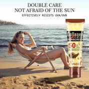 50g Collagen Snail Sunscreen Face Body Skin Care SPF50++ UVA UVB Sun Protection Cream Oil-Control Moisturizing Sun Screen