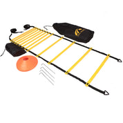 Footwork Fitness Set Soccer Football Speed Agility Training Ladder Marker Disc Resistance Parachute Rope skipping Equipment Kit