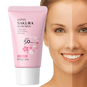 Facial Body sakura Sunscreen Whitening Sun Cream 30g Sunblock Skin Protective Cream Anti-Aging Oil-control Moisturizing SPF 50
