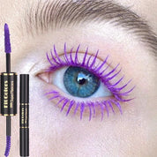 Waterproof Mascara Eyelashes Extension Thick Curling Non-smudge Quick Dry Long-lasting Blue Purple White Colorful Mascara Makeup