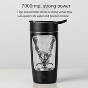 Mug Drink Bottle Electric Auto Stirring 650ml Electric Protein Shaker Cup Auto Shake Mixer Powder Blender