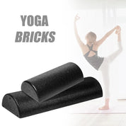 Half Round Yoga Column Roller Tool Balance Training Roller Block Foam Roller Muscle Roller for Exercise Home Yoga Pilates Sport